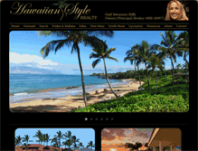 Tablet Screenshot of hawaiianstylerealty.com